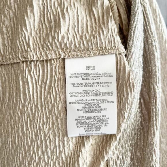 BCBGeneration Metallic Silver Textured Straight Pencil Mini Skirt Size M Medium - Picture 5 of 6